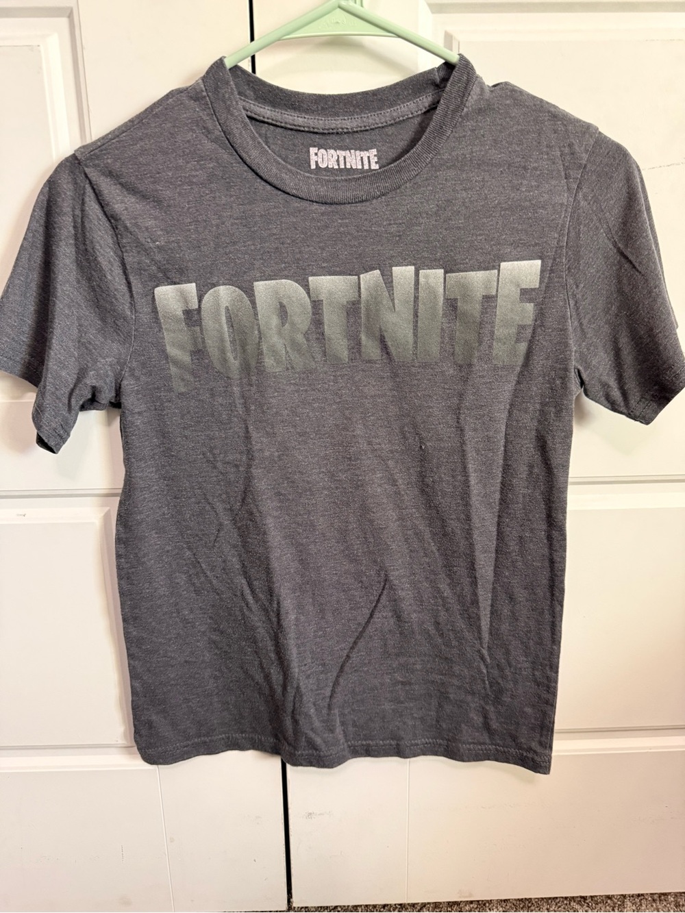 Fortnite Kids Short-Sleeve Logo Tee in Gray